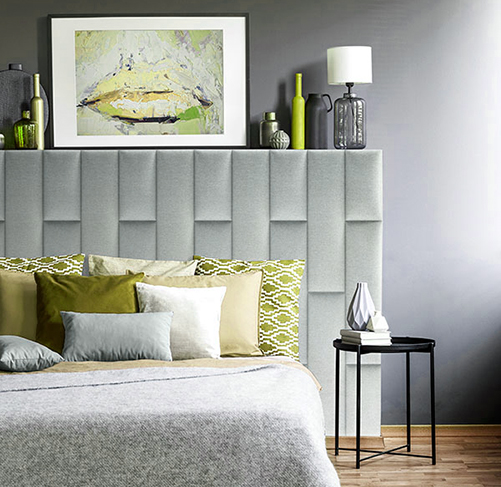 Купити сучасні стінові панелі для спальні недорого Оббивні стінові панелі для спальні