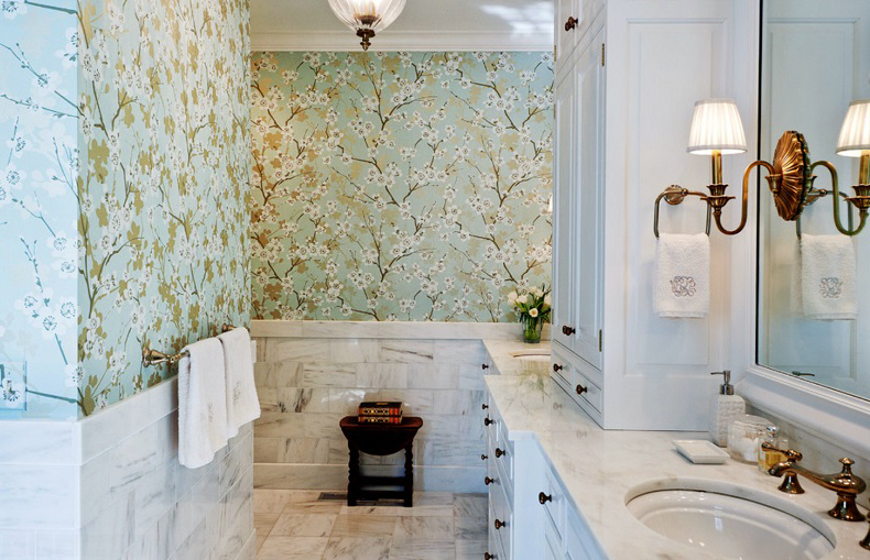 Купити самоклеючі шпалери для ванної кімнати