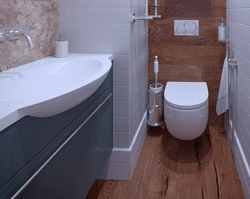 Виниловая плитка для стен ванной