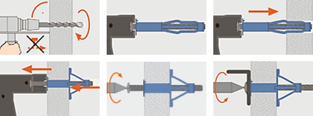 Анкер для гипсокартона