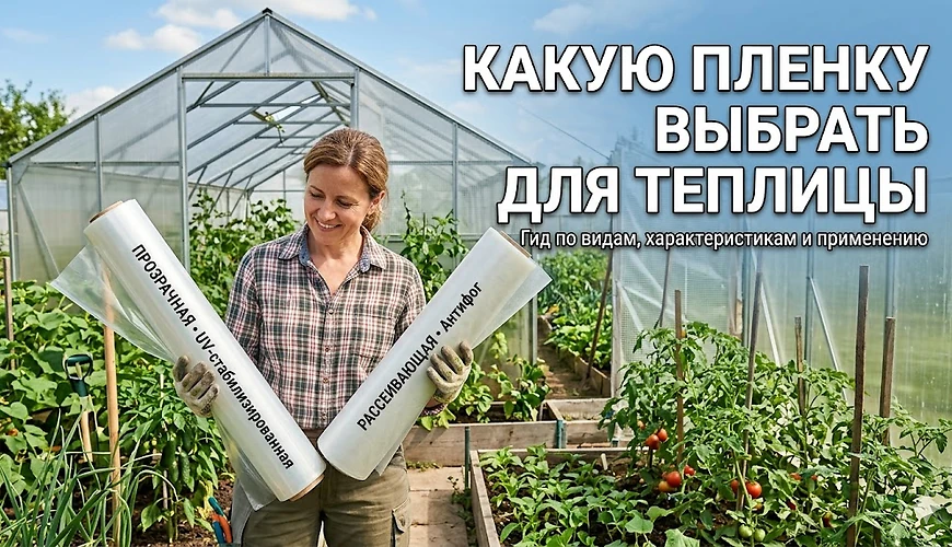 Яку плівку вибрати для теплиці