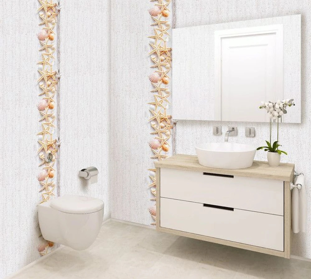 Пластик 3000*250*8мм Морская звезда Декор Харьков-пласт