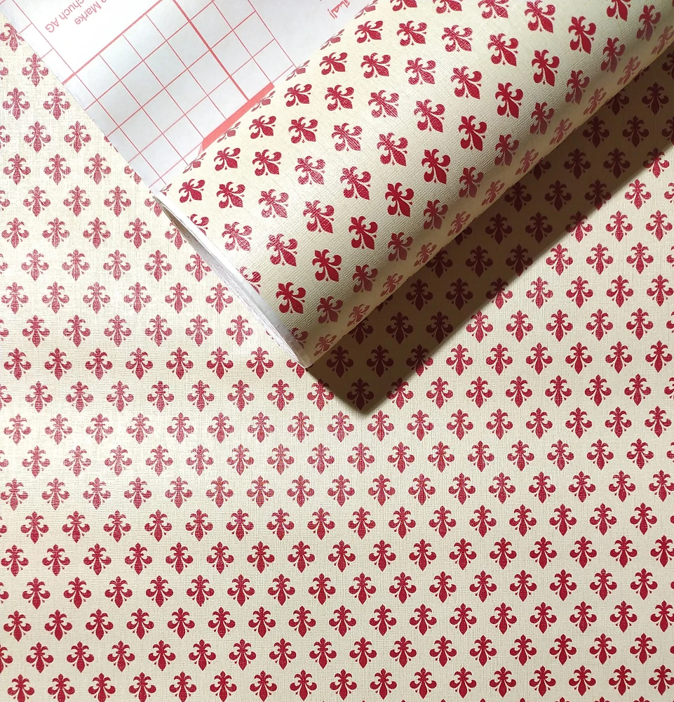 Самоклеющаяся пленка D-C-Fix 45см х 15м Df 200-2058 (Красные пики)