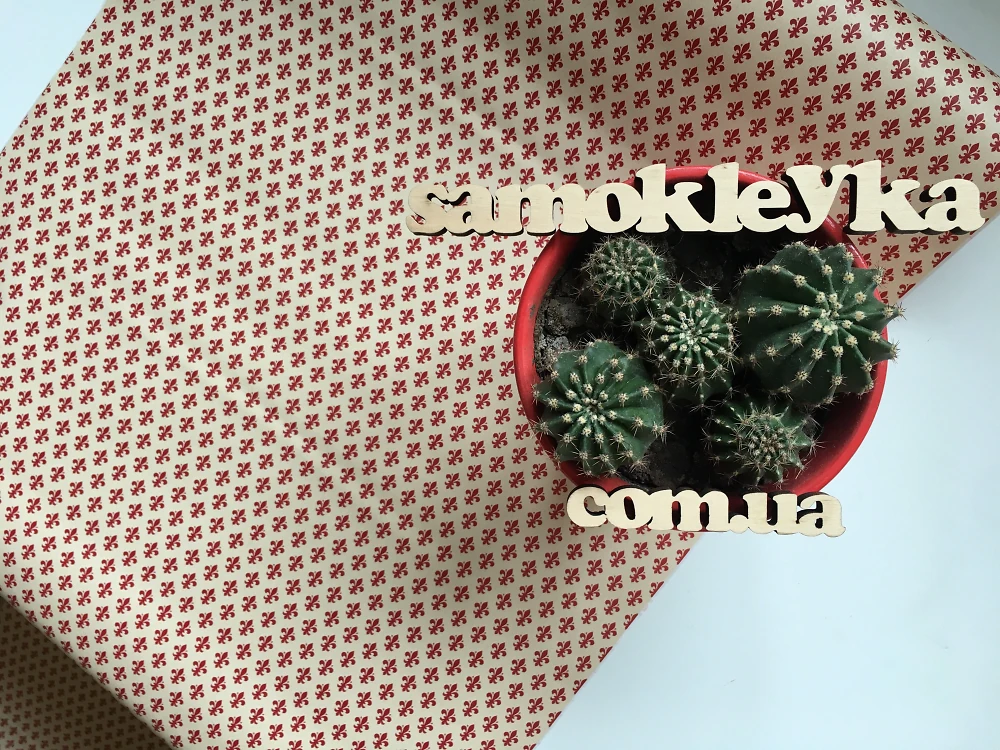 Самоклеющаяся пленка D-C-Fix 45см х 15м Df 200-2058 (Красные пики)