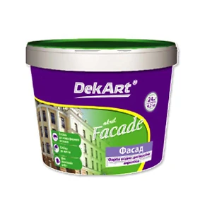 Фарба водно-дисперсійна фасадна DekART Facade 15 л 20 кг