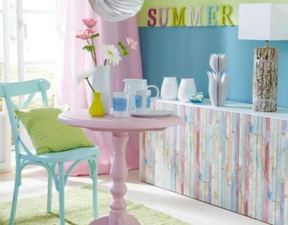 Самоклеющаяся пленка D-C-Fix 45см х 1м Df 200-3196 (Цветной заборчик)