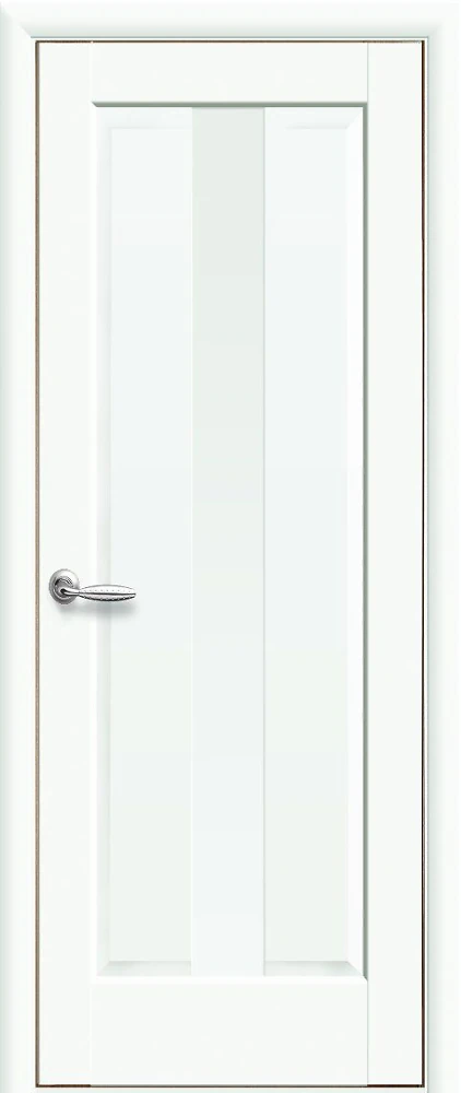 Дверь  Маэстра белый матовый Премьера (глухая) Premium Новый стиль