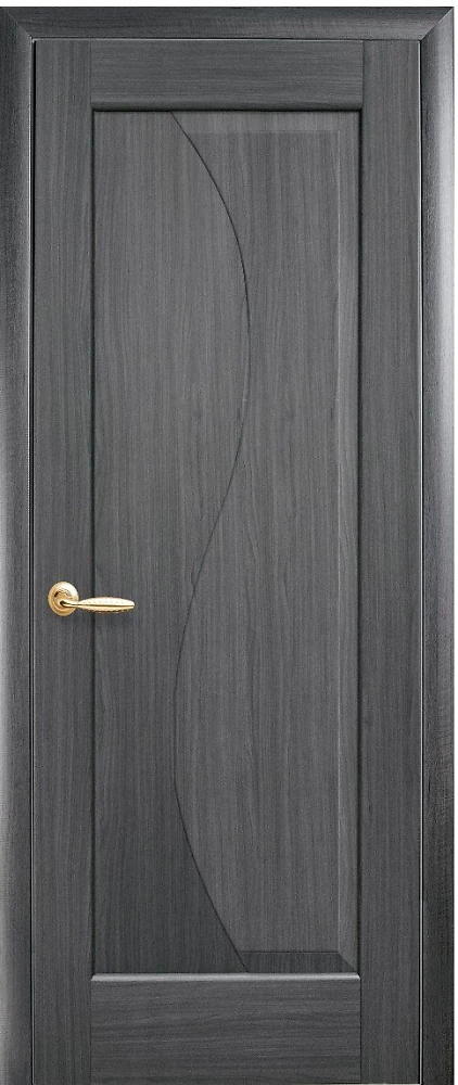 Двері  Маестра grey Эскада (глуха) ПВХ DeLuxe Новий стиль