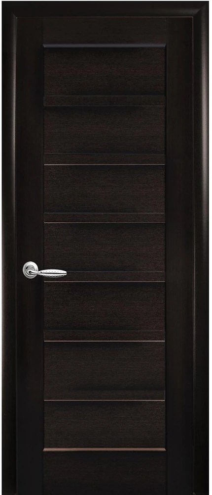 Двері Ностра Ліннея венге New (глуха) ПВХ DeLuxe Новий стиль