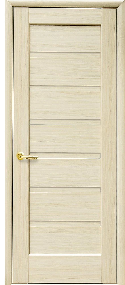 Дверь  Ностра ясень Линнея (глухая) ПВХ DeLuxe Новый стиль