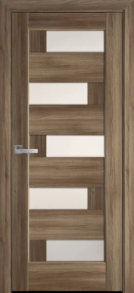 Дверь Ностра Пиана золотой дуб (глухая) ПВХ DeLuxe Новый стиль