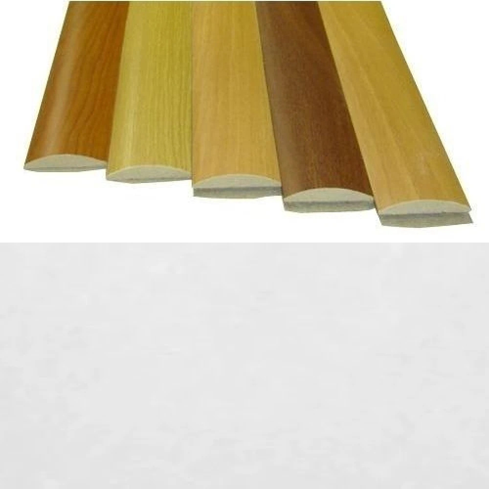 Наличник белый структурный Под покраску К 70*8 полукруглый МДФ (стоевая) Новый стиль