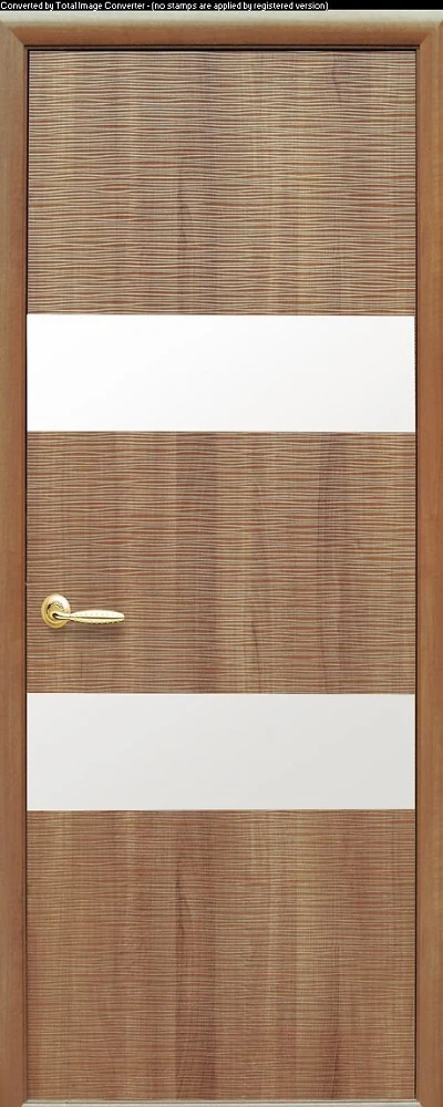 Дверь  Фортис золотая ольха Сахара 2 Z (с зеркалом) ПВХ DeLuxe Новый стиль