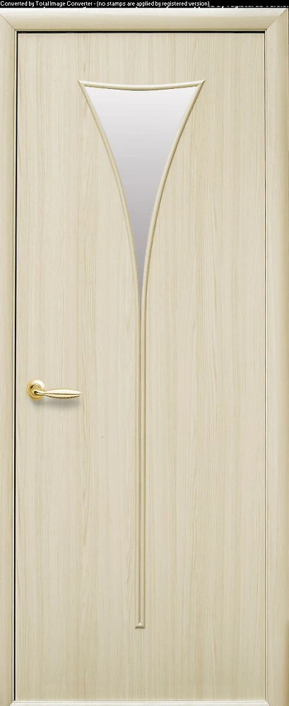 Двері  Модерн ясен Бора (зі склом сатин) ПВХ DeLuxe Новий стиль