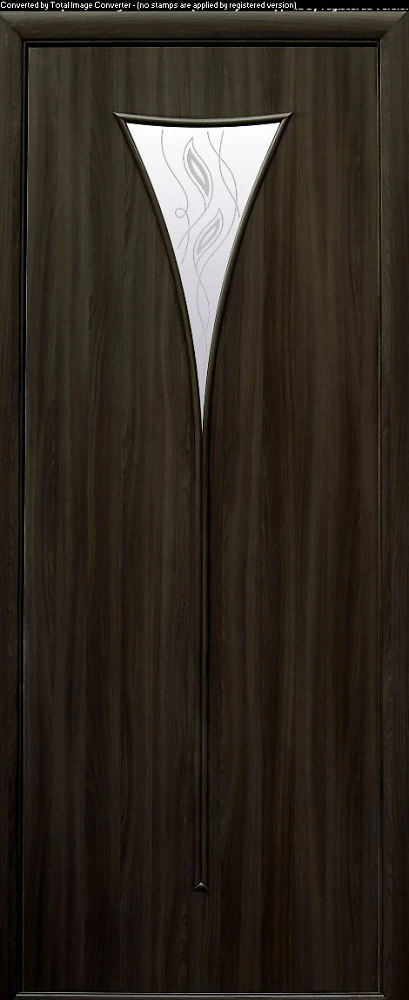 Двері  Модерн Р кедр Бора (скло сатин і малюнок3) Екошпон Новий стиль