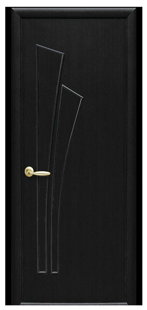 Дверь  Модерн венге Лииля (глухая) ПВХ DeLuxe Новый стиль