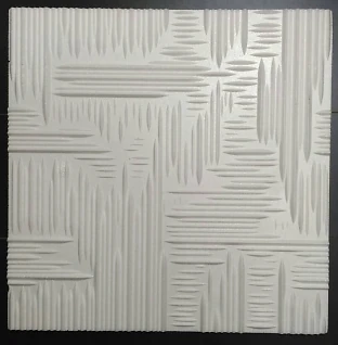 Плитка потолочная бесшовная Baraka Горизонт белая