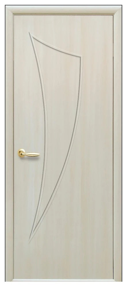 Дверь  Модерн дуб жемчужный Парус (глухая) Экошпон Новый стиль