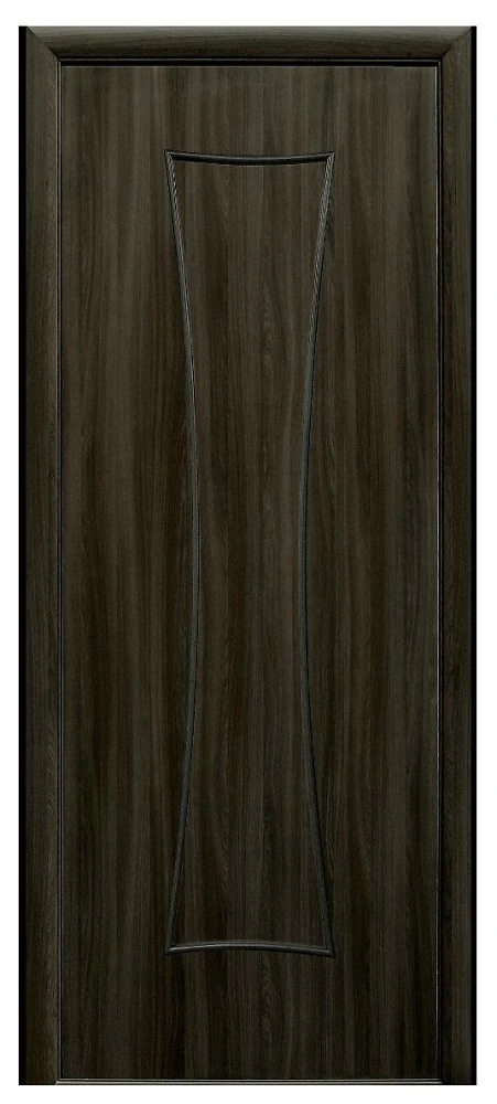 Двері  Модерн кедр Годинник (глуха) Екошпон Новий стиль