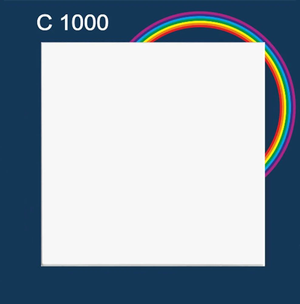 Плитка для стелі пінополістирольна C1000 Біла Матова Solid 1м2