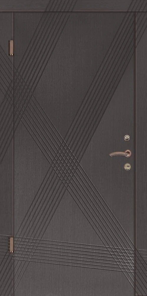 Дверь входная Портала Эконом Plus Металл/ДСП Диагональ