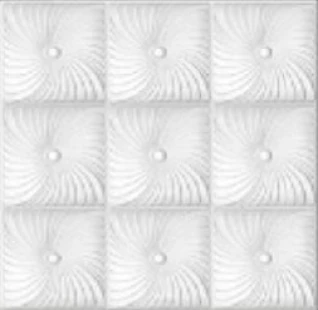 Плитка потолочная бесшовная Baraka Жасмин белая