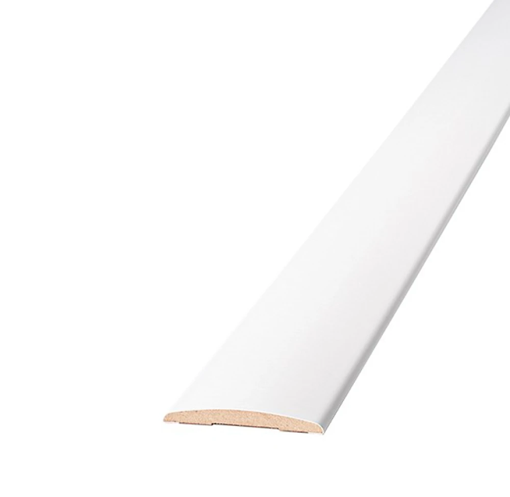 Наличник белый структурный под покраску 70*10 полукруглый МДФ (к-т) Новый стиль