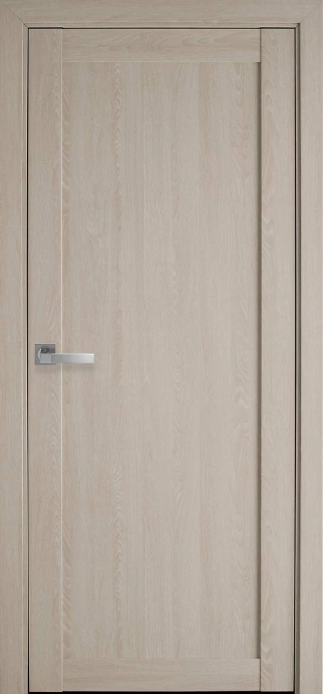 Дверь Мода Лейла дуб молочный (глухая) ПВХ Новый стиль