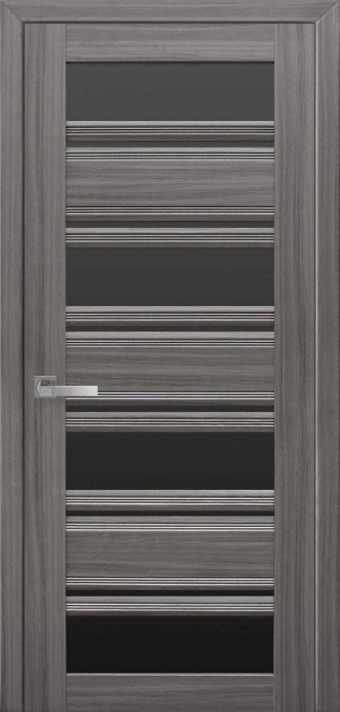 Двері Італьяно Венеція С2 перлина графіт (с графітовым склом) SmartCover Новий стиль