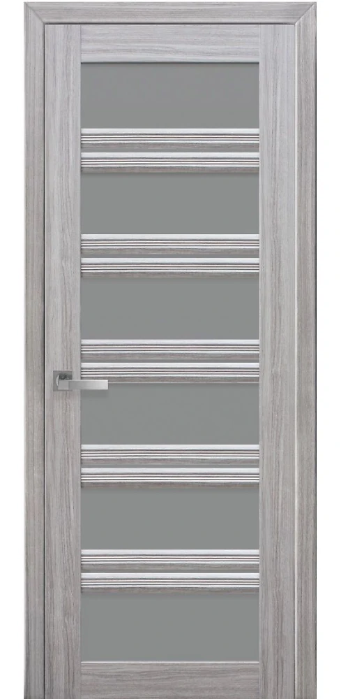 Дверь Итальяно Виченца С2 жемчуг серебряный Виченца С2 (с графитовым стеклом) SmartCover Новый стиль