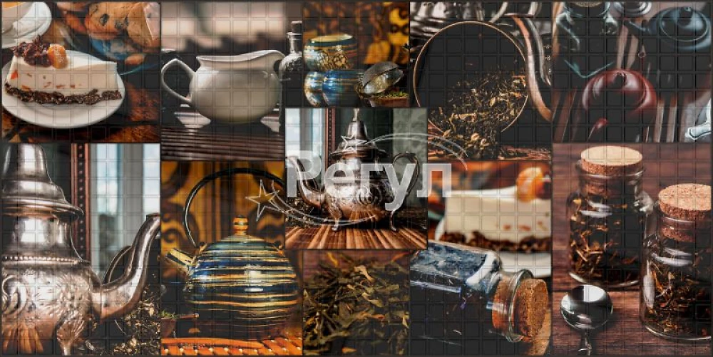 Пластикова Панель Регул Ерл Грей 956 * 480мм