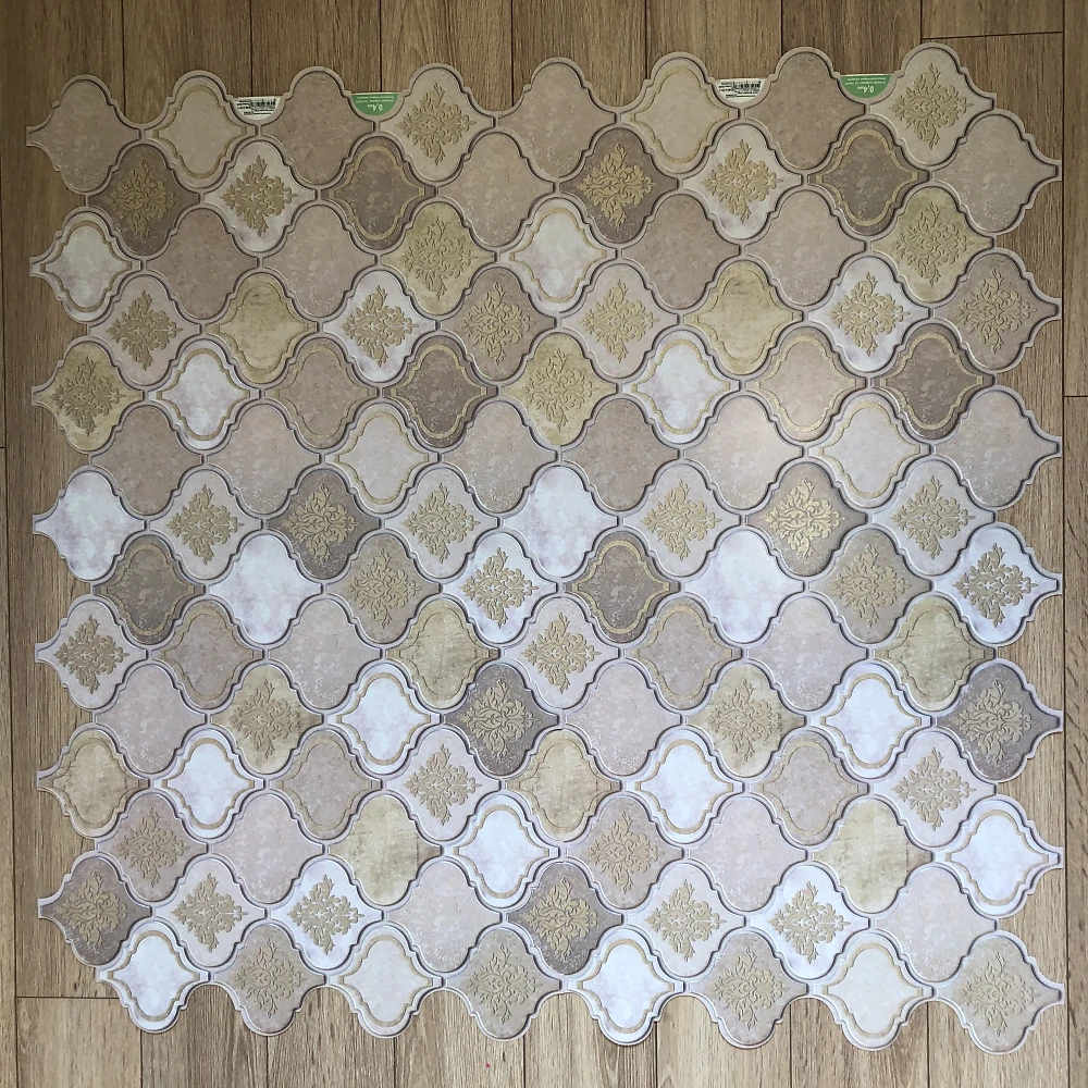 Пластиковая Панель Регул Восточный орнамент бежевый 915*507мм