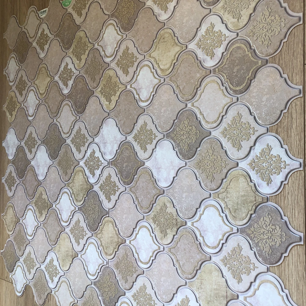 Пластиковая Панель Регул Восточный орнамент бежевый 915*507мм