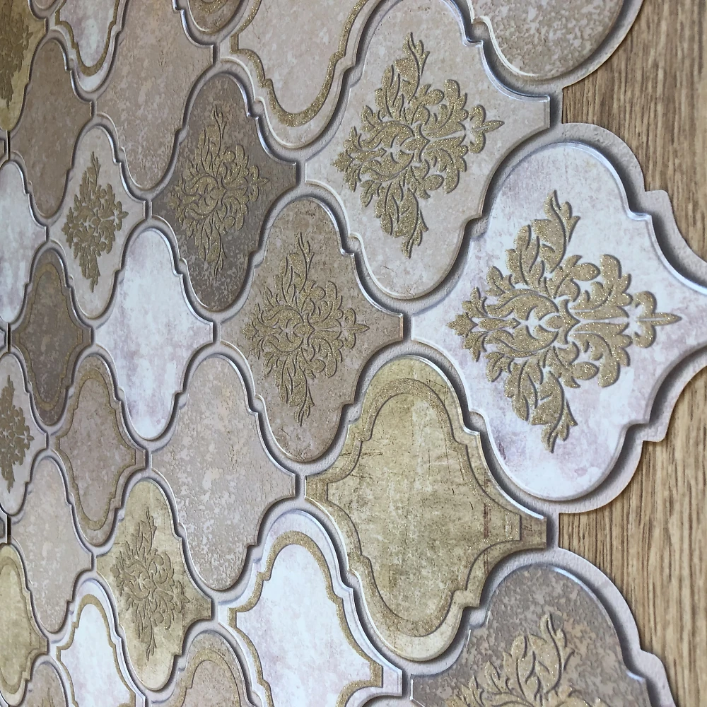 Пластиковая Панель Регул Восточный орнамент бежевый 915*507мм