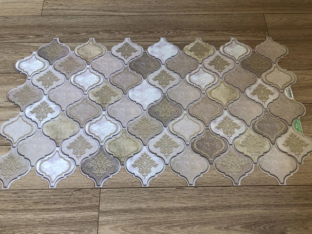 Пластиковая Панель Регул Восточный орнамент бежевый 915*507мм