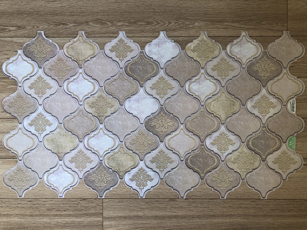 Пластиковая Панель Регул Восточный орнамент бежевый 915*507мм