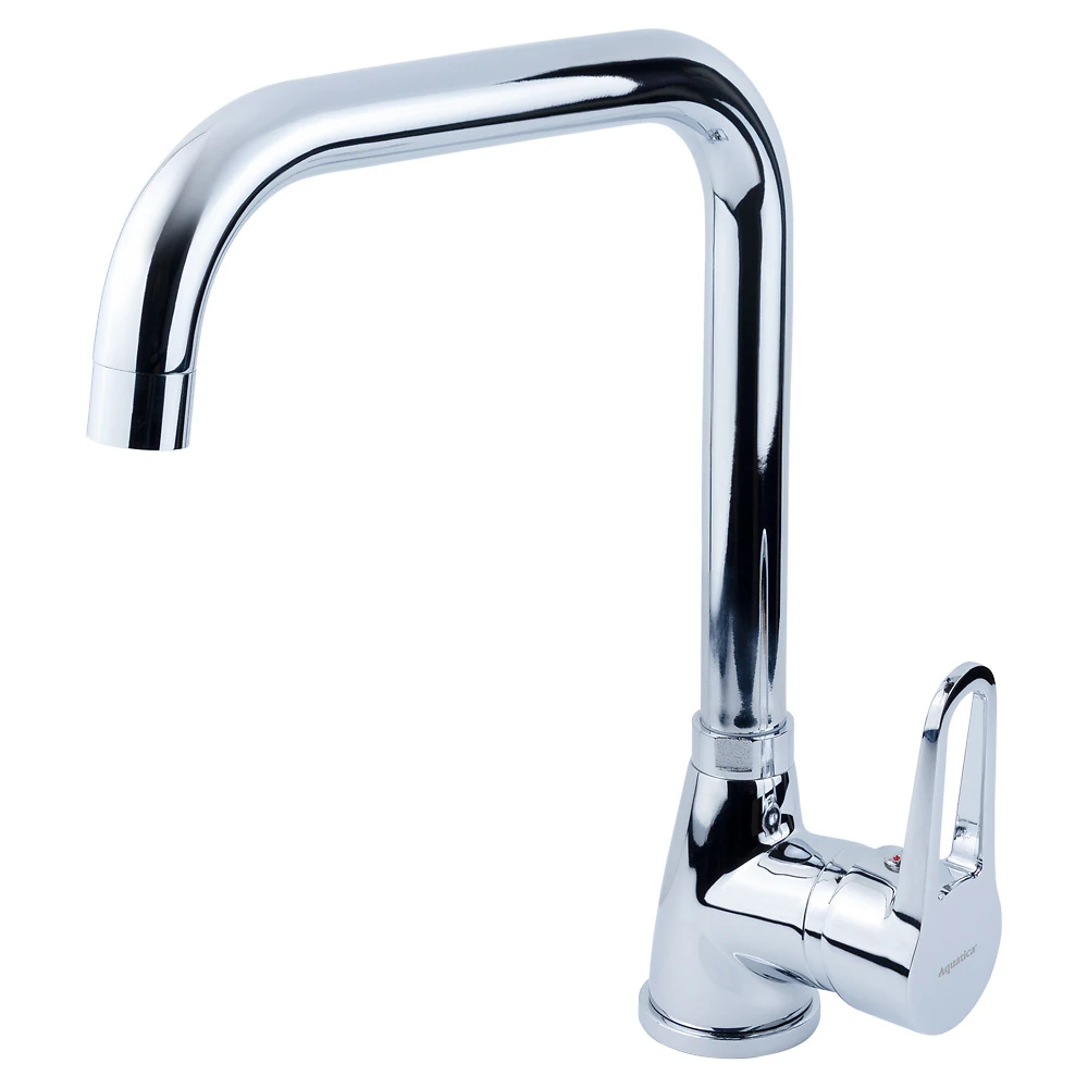 Смеситель HL D35  для кухни Г-гусак на гайке Aquatica HL-4B230C(9734110)