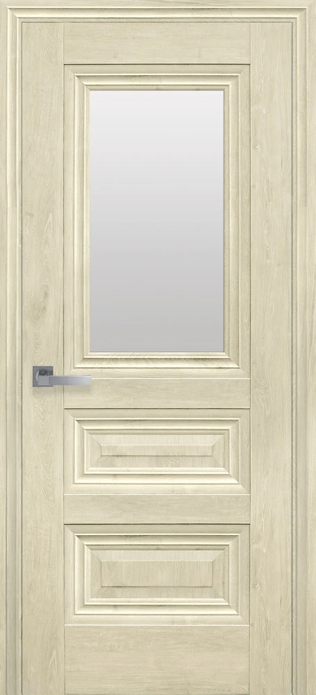 Двері Прованс Камілла горіх гімалайський (зі склом сатин) ЭкоВуд Новий стиль