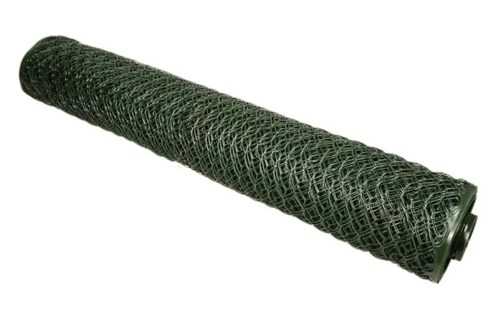 Сітка садова пластикова темно-зелена AgroSar 50х50мм ромб 1.5м ширина (на метраж)