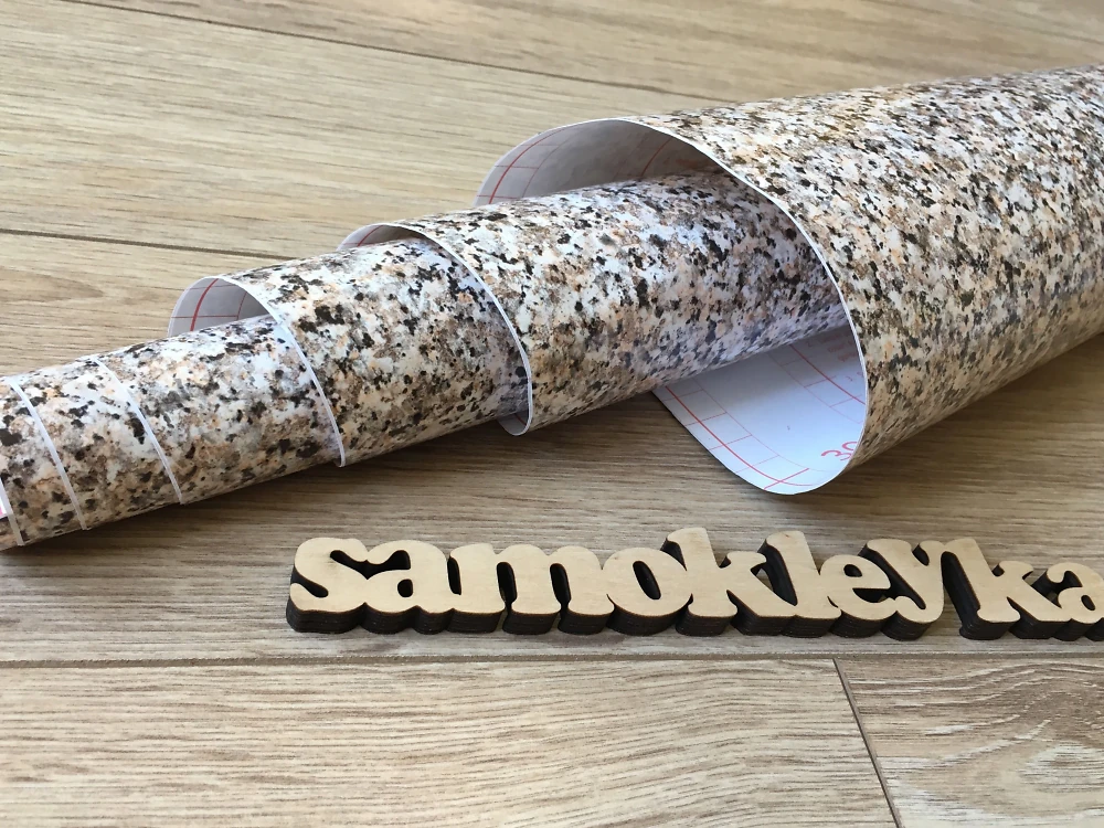 Самоклеюча плівка D-C-Fix 90см х 1м Df 200-5403 (Коричневий граніт)