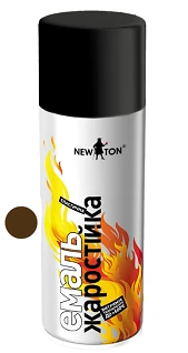 Емаль жаростійкий (600 ) Коричнева 400 мл NewTon (аерозоль)
