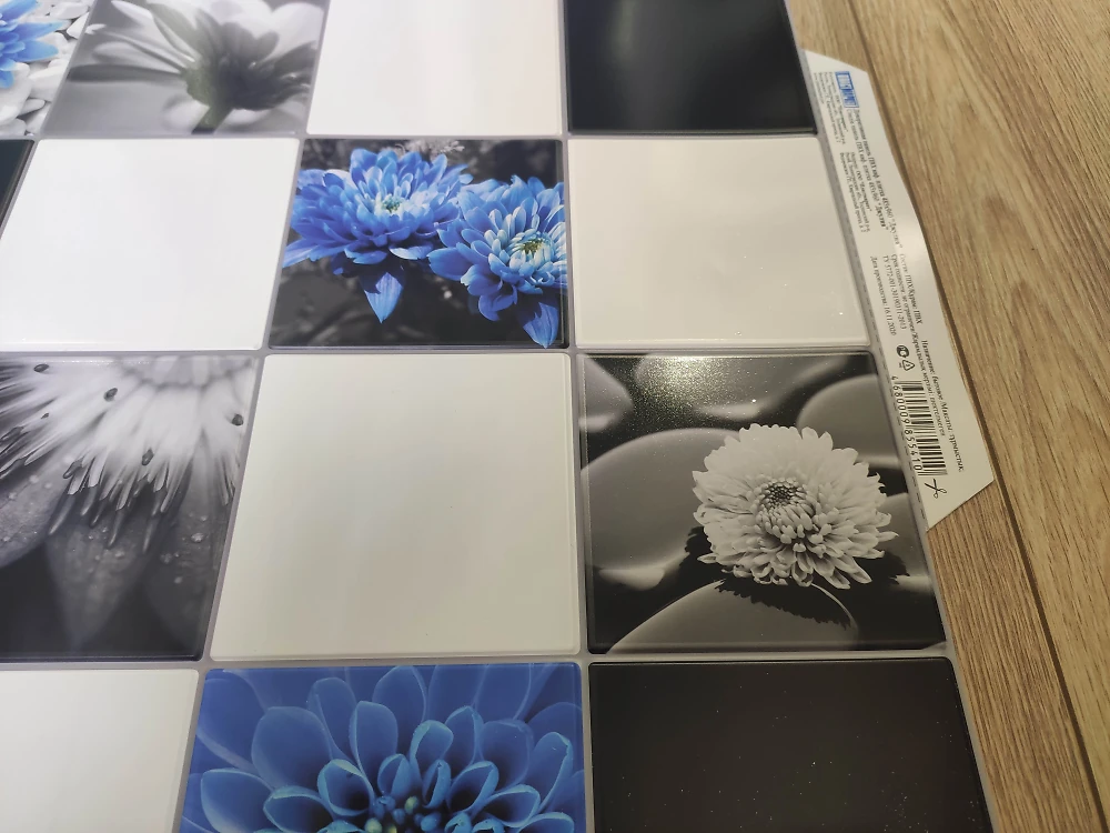 Пластикова Панель Пластмаркет кахельна плитка Джулія 960 * 485мм