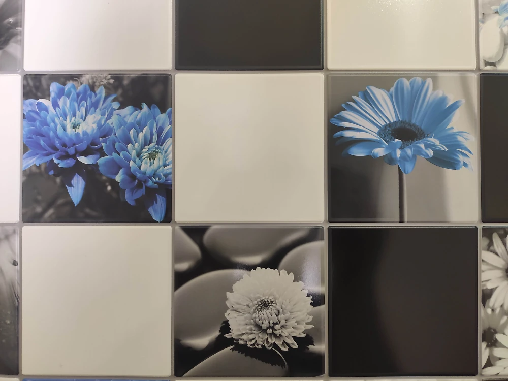 Пластикова Панель Пластмаркет кахельна плитка Джулія 960 * 485мм