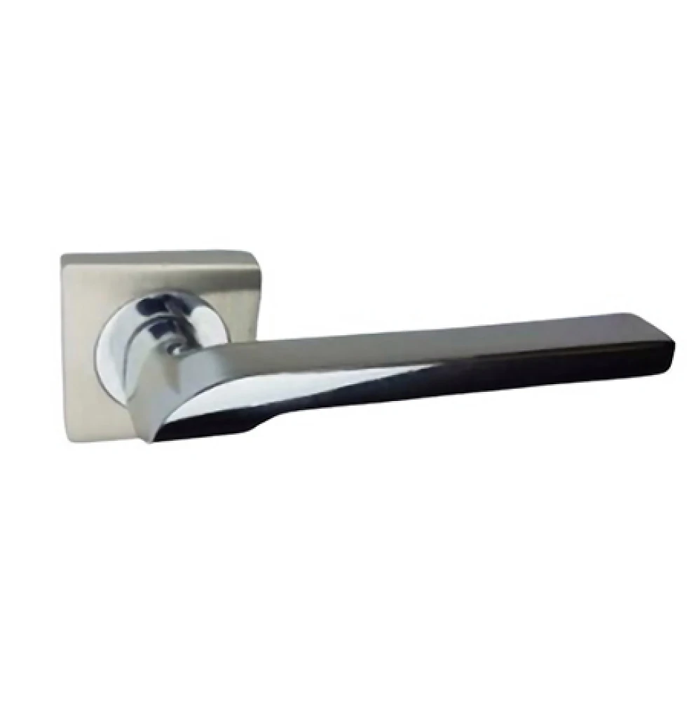 Ручка на розетке KEDR R06.120 AL SN/CP цвет ( сатин/хром)