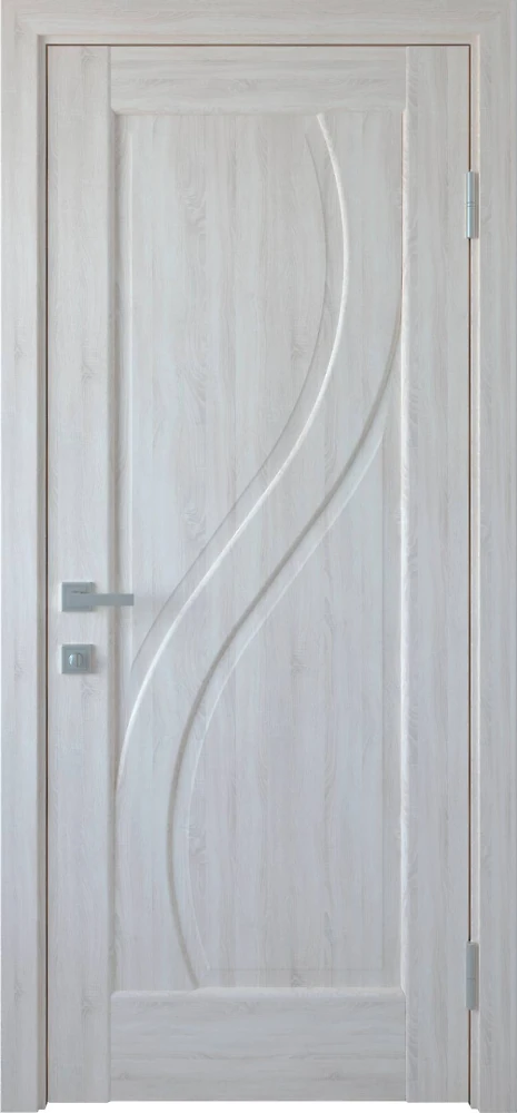 Двері Маестра Прима ясен New (глуха) ПВХ DeLuxe Новий стиль