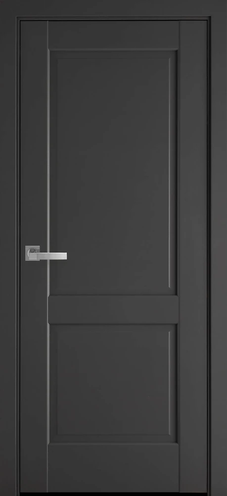 Дверь Маэстра Эпика антрацит (глухая) Premium Новый стиль