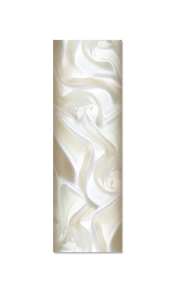 Наклейка на холодильник  Zatarga Білий шовк і перли #рс#650х2000мм