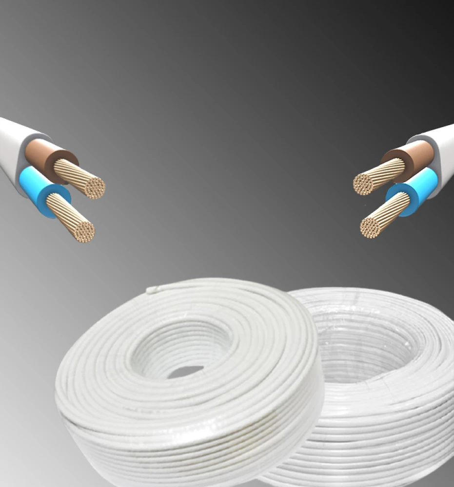 ШВВП нг 2х2,5 (медный многожильный в двойной изоляции, не распространяющий горение) бухта 100м