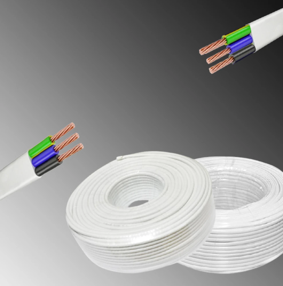 ШВВП нг 3х1,5 (медный многожильный в двойной изоляции, не распространяющий горение) бухта 100м