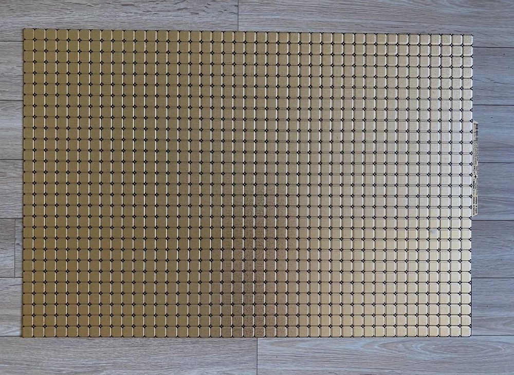 Пластиковая Панель Регул ПРЕМИУМ Золотой ажур  (992 * 629мм) Толщина 0,6мм